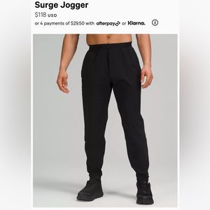 Lululemon Surge Jogger New w Tags